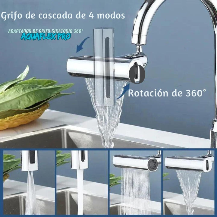 Adaptador de Grifo Giratorio 360 AquaFlex Pro™ 🚿💧