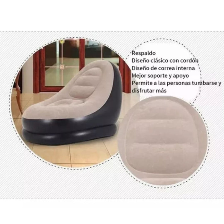 Sillón Confort 2 en 1 - Sofá y Puf 🛋️✨