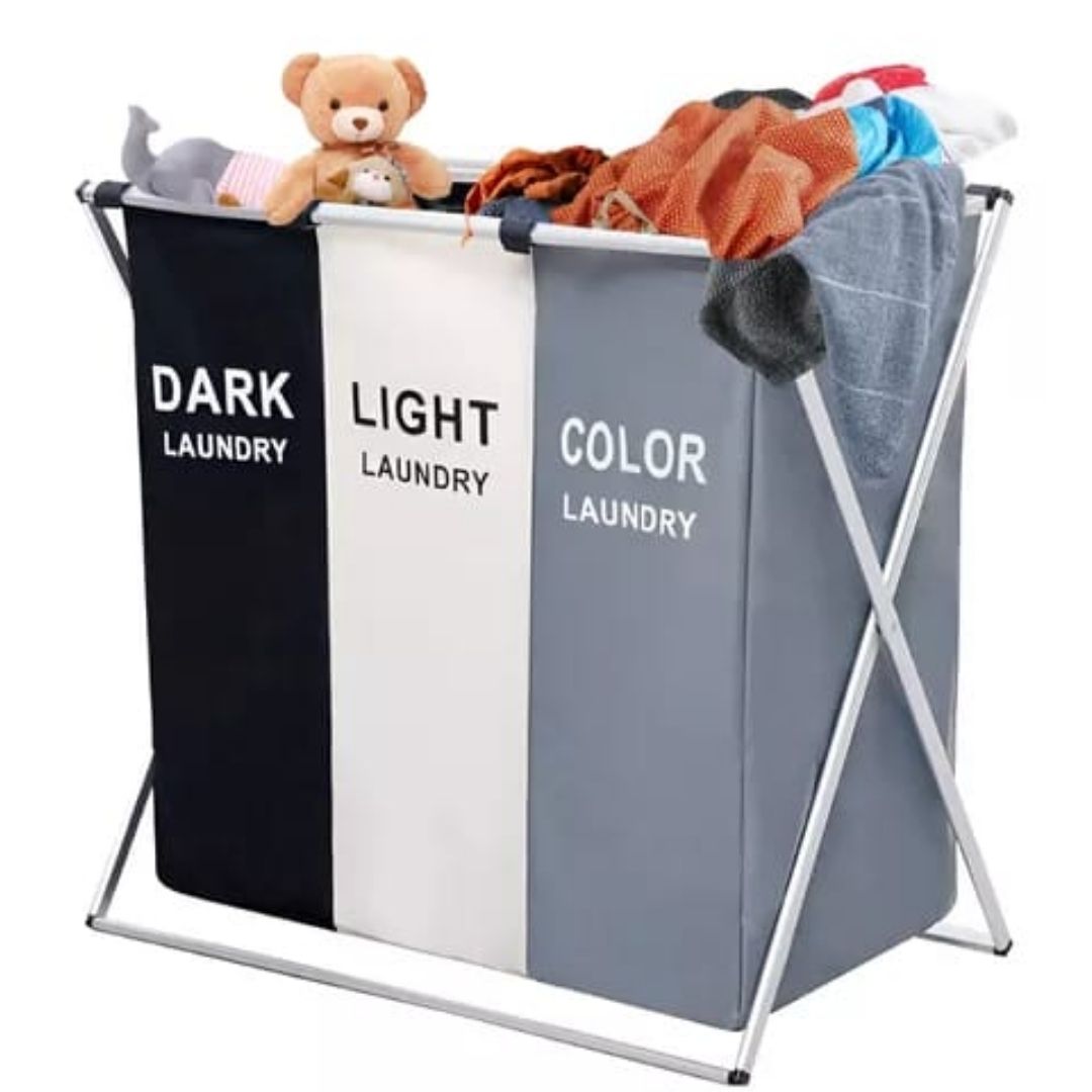 Cesta de Ropa Multifuncional 3 en 1 - OrganizeX™ 🧺✨