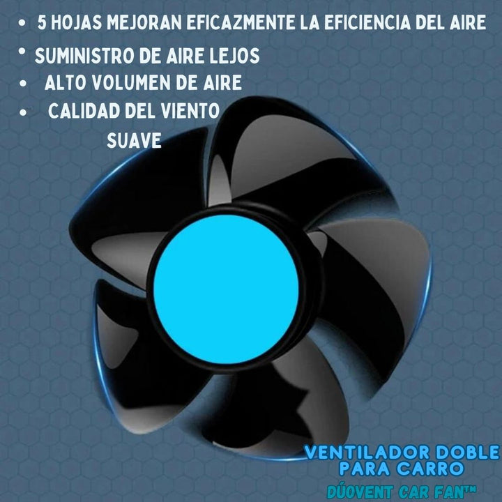 Ventilador doble para carro DúoVent Car Fan™ 🚗💨