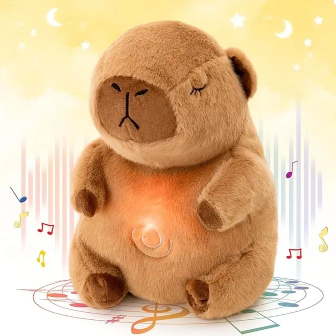 Capibara Plush™ Que Respira – Sueños Tranquilos para tu Bebé 💤
