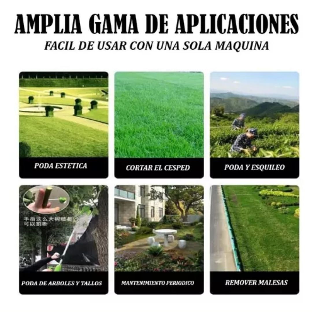 Guadaña Inalámbrica MultiCorte Pro™ - Potencia y Precisión al Instante 🔋🌿