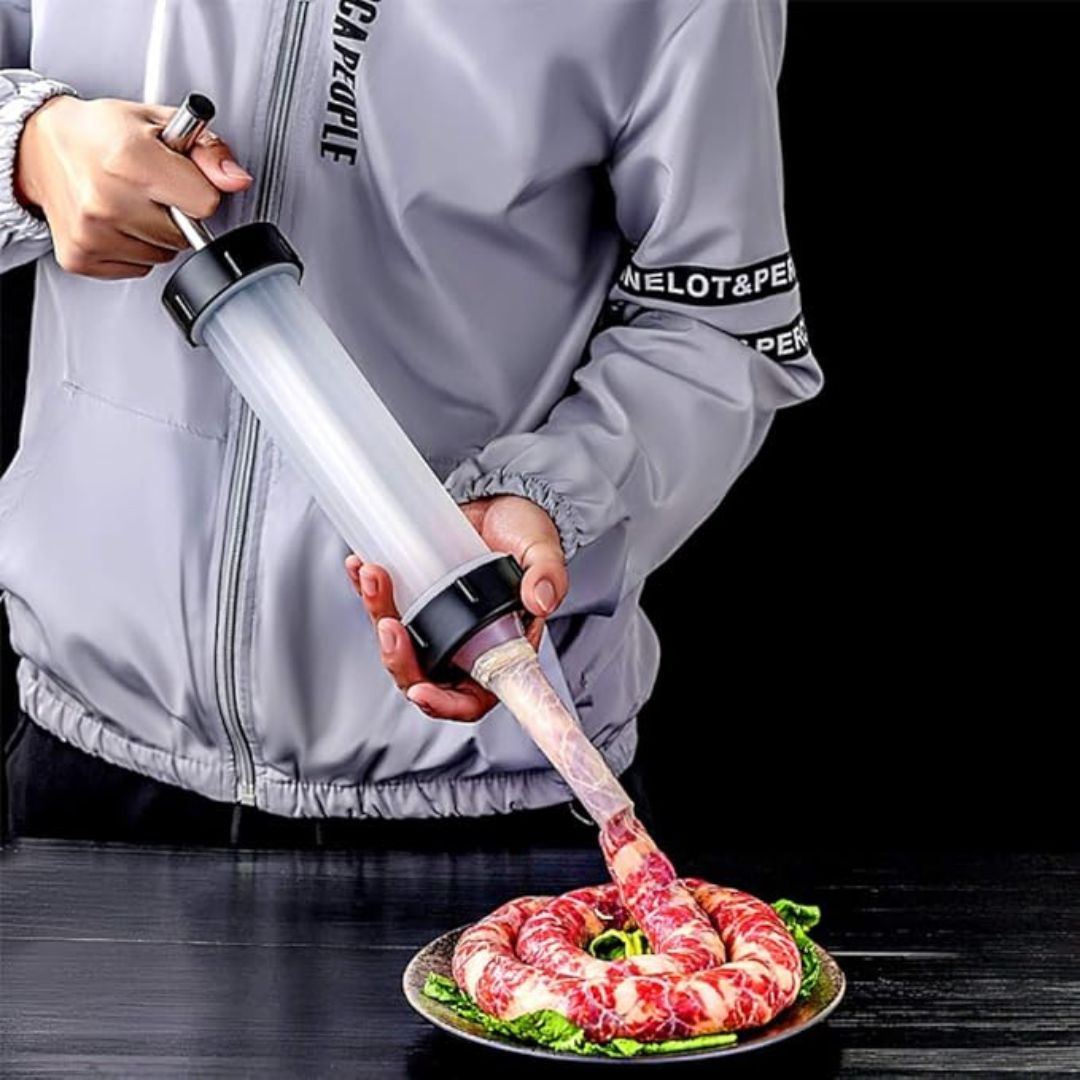 Embutidora de Salchichas 3 en 1 - SazónPerfect™  🍖🌭