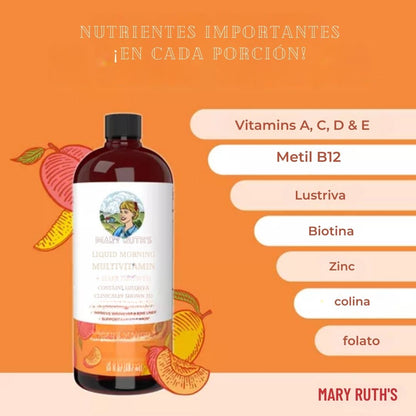 Multivitamina Para El Crecimiento Del Cabello - maryruth's™ x 887 ml 💇‍♀️