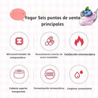 Yogurtera Pro™ 🥄🍶 - Máquina de Yogurt con Contenedor de Acero Inoxidable