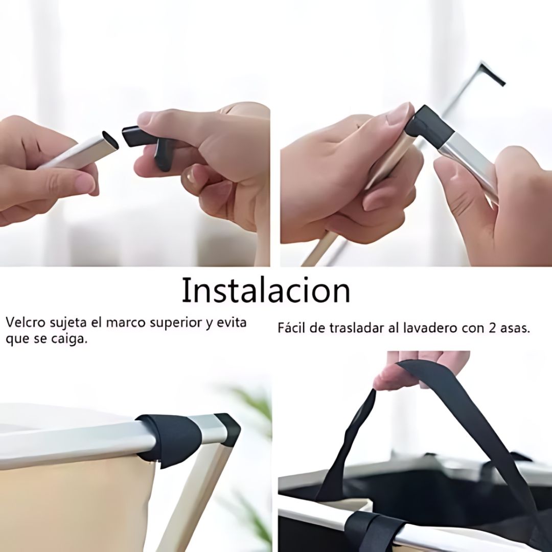 Cesta de Ropa Multifuncional 3 en 1 - OrganizeX™ 🧺✨