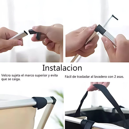 Cesta de Ropa Multifuncional 3 en 1 - OrganizeX™ 🧺✨
