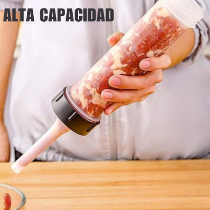 Embutidora de Salchichas 3 en 1 - SazónPerfect™  🍖🌭