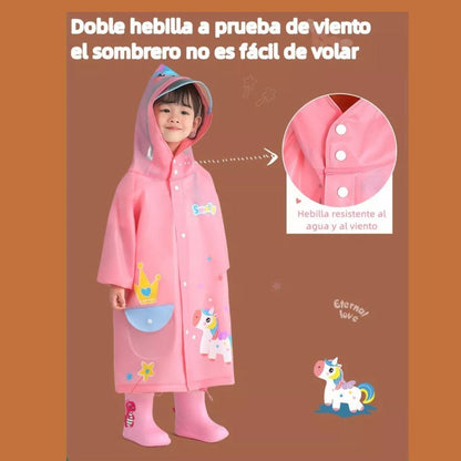 Impermeable Reflectante Infantil RainPro™ 🧥✨