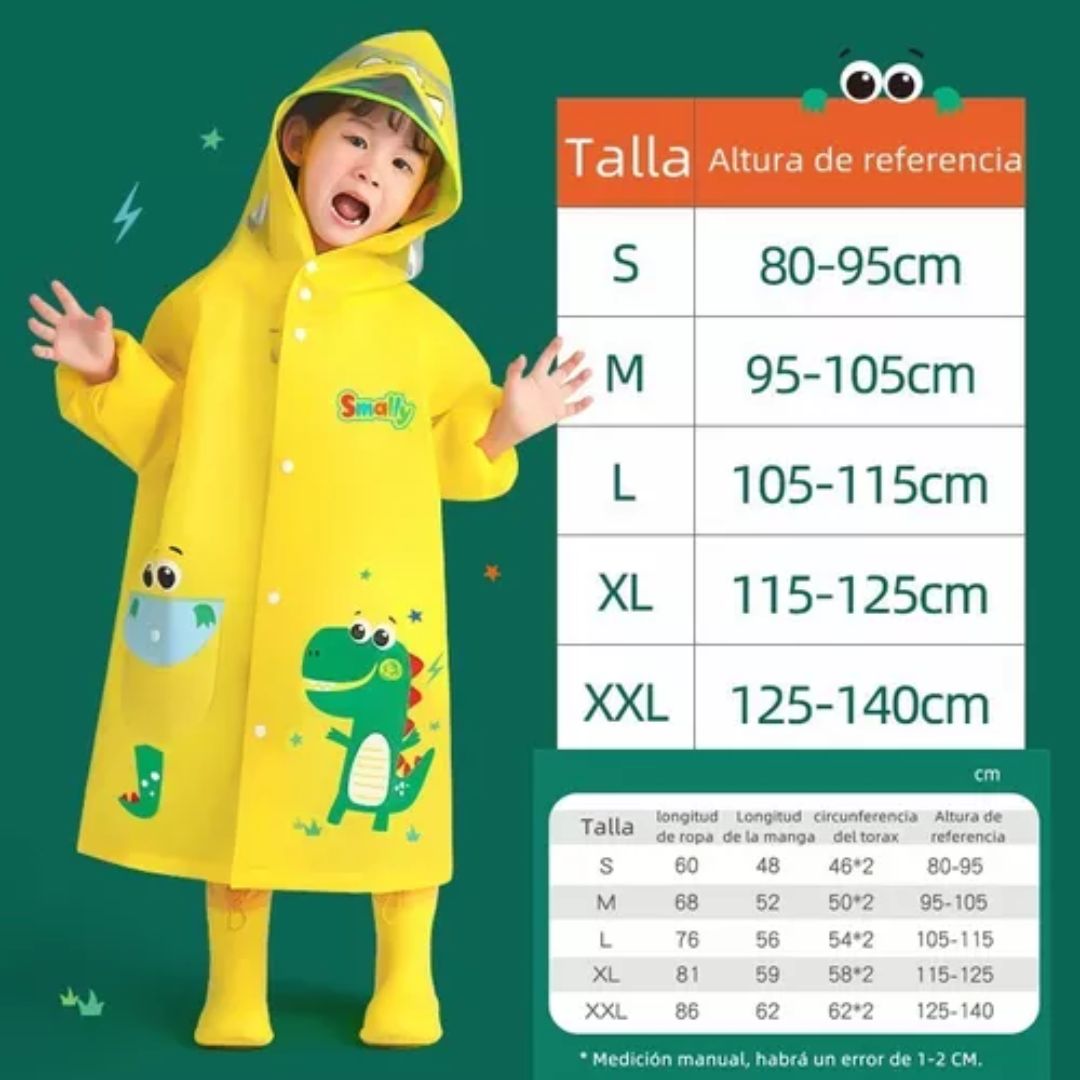 Impermeable Reflectante Infantil RainPro™ 🧥✨