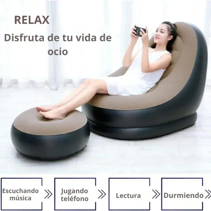 Sillón Confort 2 en 1 - Sofá y Puf 🛋️✨