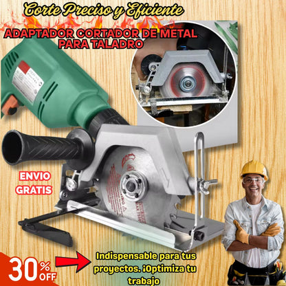 Adaptador Cortador de Metal para Taladro – Corte Preciso y Eficiente 🔧✂️