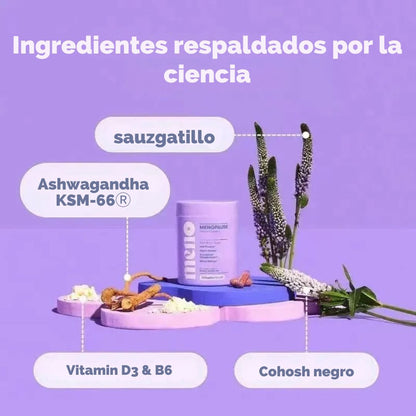 MENO Equilibrio Natural™ – Suplemento Diario Sin Hormonas para la Menopausia x 60 cápsulas 🌿🧘‍♀️