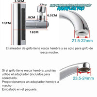 Adaptador de Grifo Giratorio 360 AquaFlex Pro™ 🚿💧