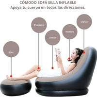 Sillón Confort 2 en 1 - Sofá y Puf 🛋️✨