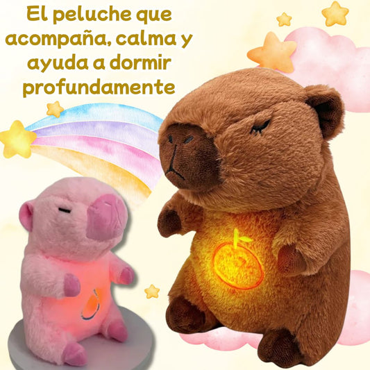 Capibara Plush™ Que Respira – Sueños Tranquilos para tu Bebé 💤
