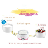 Yogurtera Pro™ 🥄🍶 - Máquina de Yogurt con Contenedor de Acero Inoxidable