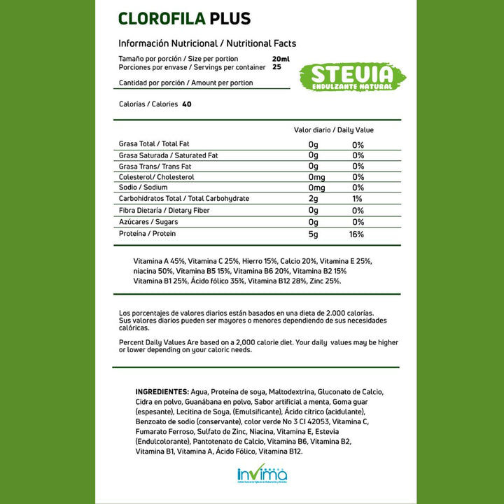 Clorofila Plus – Energía Verde en Cada Gota 🌿💧