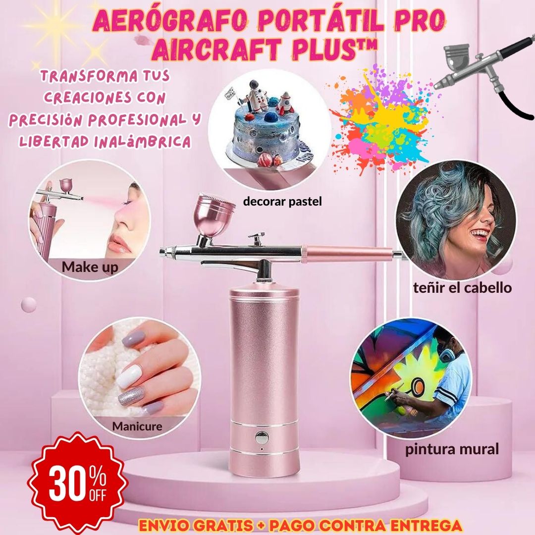 Aerógrafo Portátil Pro - AirCraft Plus™ 🎨💨
