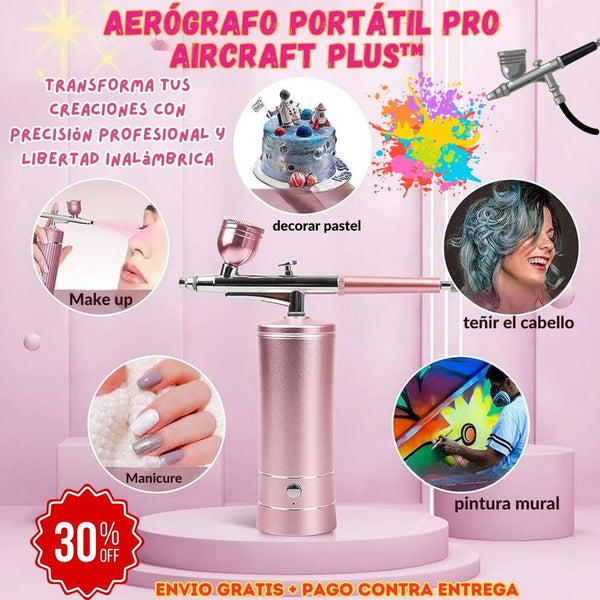 Aerógrafo Portátil Pro - AirCraft Plus™ 🎨💨