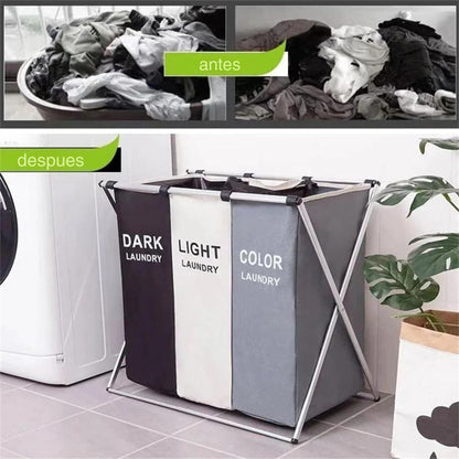 Cesta de Ropa Multifuncional 3 en 1 - OrganizeX™ 🧺✨