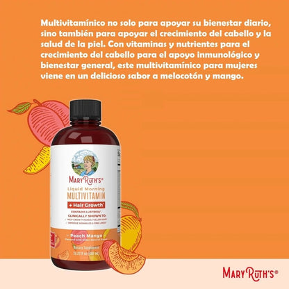 Multivitamina Para El Crecimiento Del Cabello - maryruth's™ x 887 ml 💇‍♀️