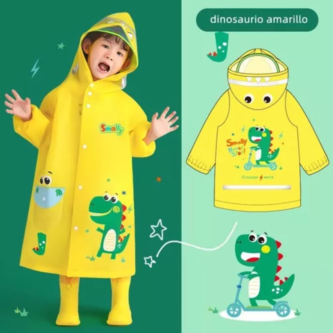 Impermeable Reflectante Infantil RainPro™ 🧥✨