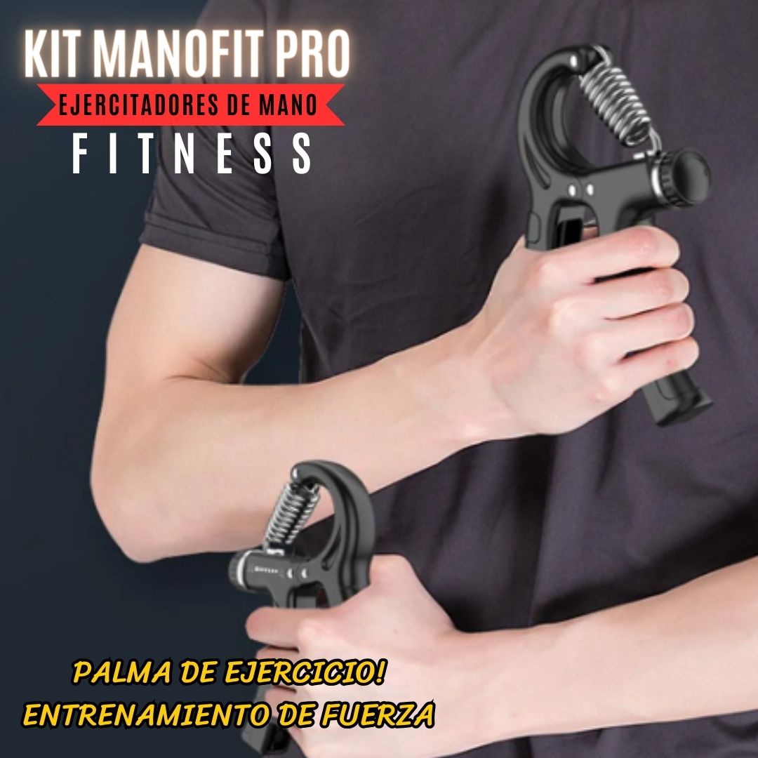 Kit ManoFit Pro Ejercitadores de mano x5