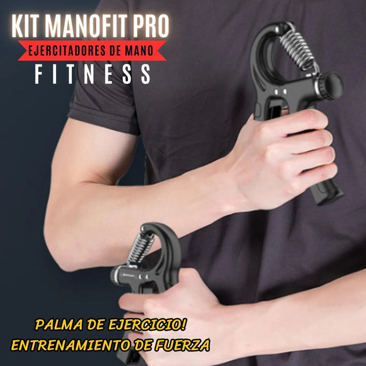 Kit ManoFit Pro Ejercitadores de mano x5