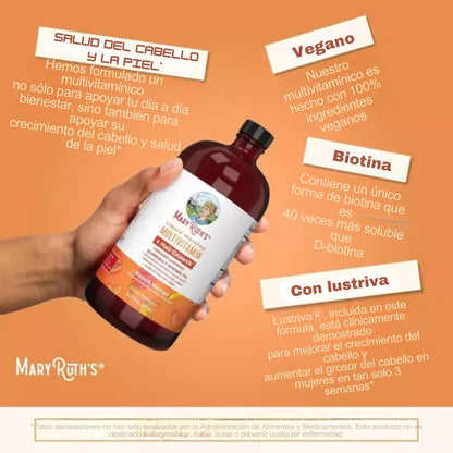 Multivitamina Para El Crecimiento Del Cabello - maryruth's™ x 887 ml 💇‍♀️