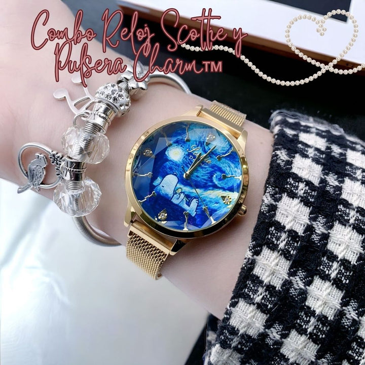 Combo Reloj Scottie y Pulsera Charm™ 🎁⏰