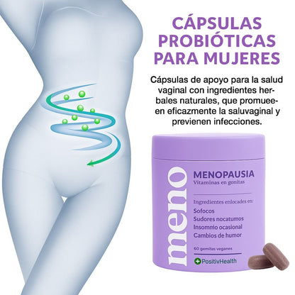 MENO Equilibrio Natural™ – Suplemento Diario Sin Hormonas para la Menopausia x 60 cápsulas 🌿🧘‍♀️
