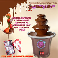 Mini Fuente de Chocolate 3 Niveles - ChocoFlow™ 🍓🍫