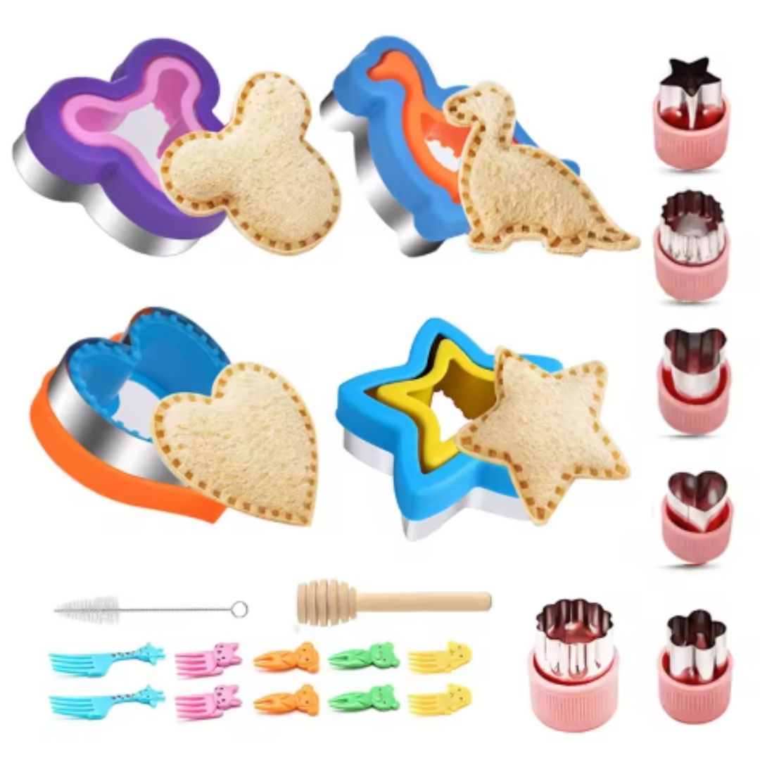 Kit de Lonchera Creativa 25 en 1 - FunSnack Pro™ 🥪✨