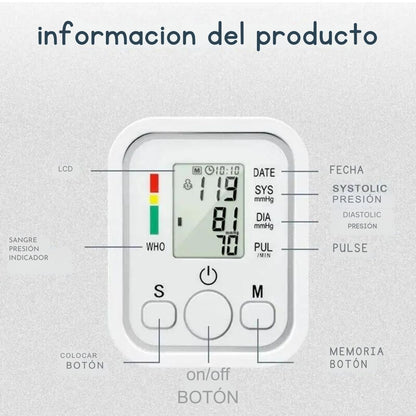 Tensiómetro Digital Con Voz - HealthCare Pro™ 💓🩺