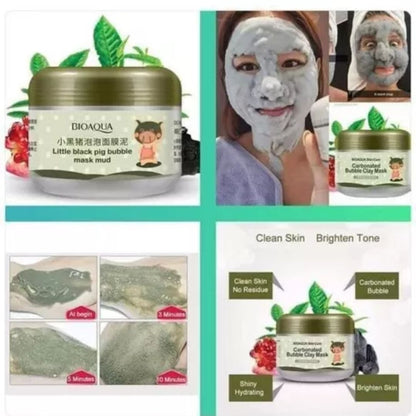 ✨ Mascarilla Bubble Detox - Bioqua Glow™ 🫧🌿