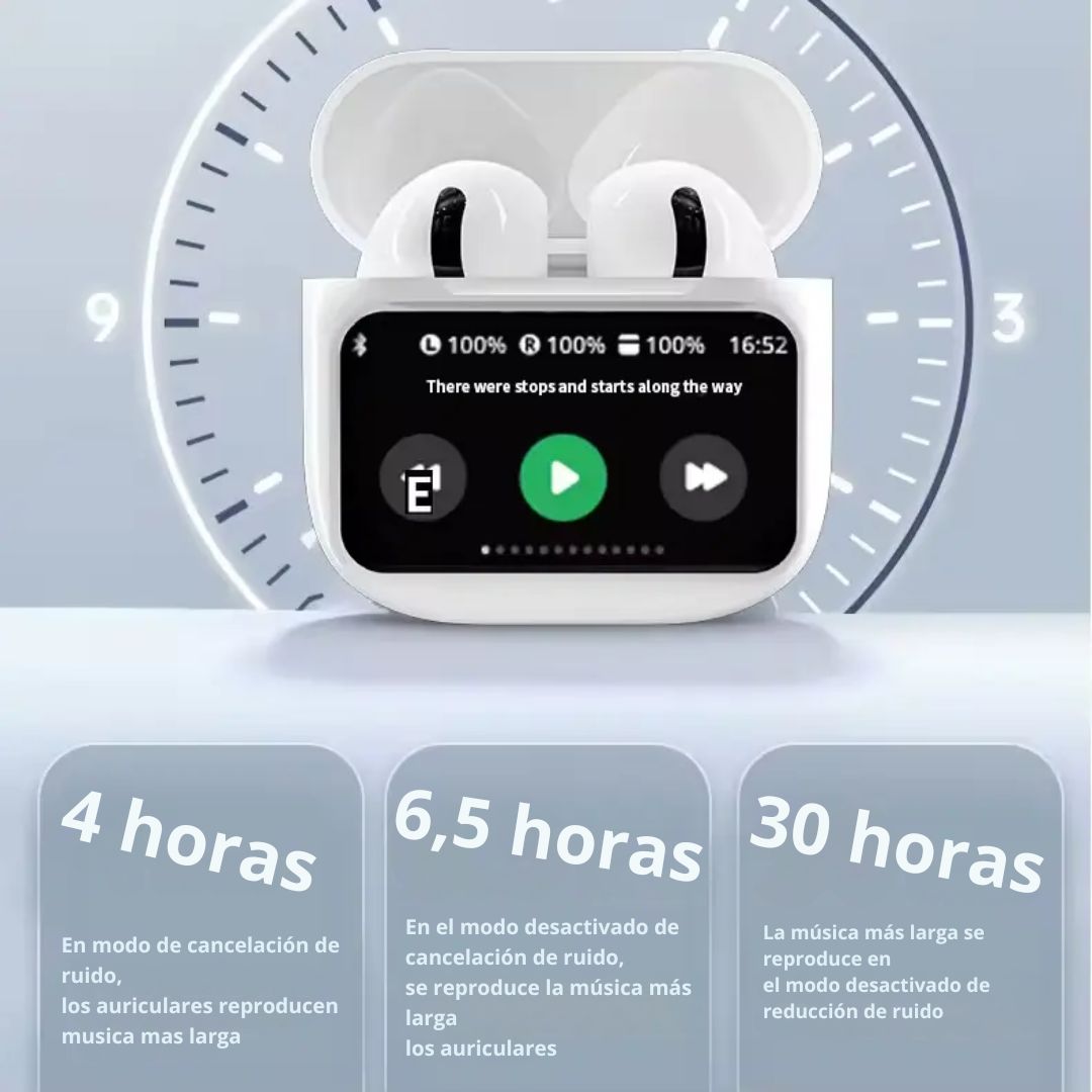 🎧 AirPods con Pantalla Táctil - SmartPods Pro™ 📱🔊