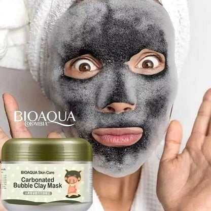 ✨ Mascarilla Bubble Detox - Bioqua Glow™ 🫧🌿