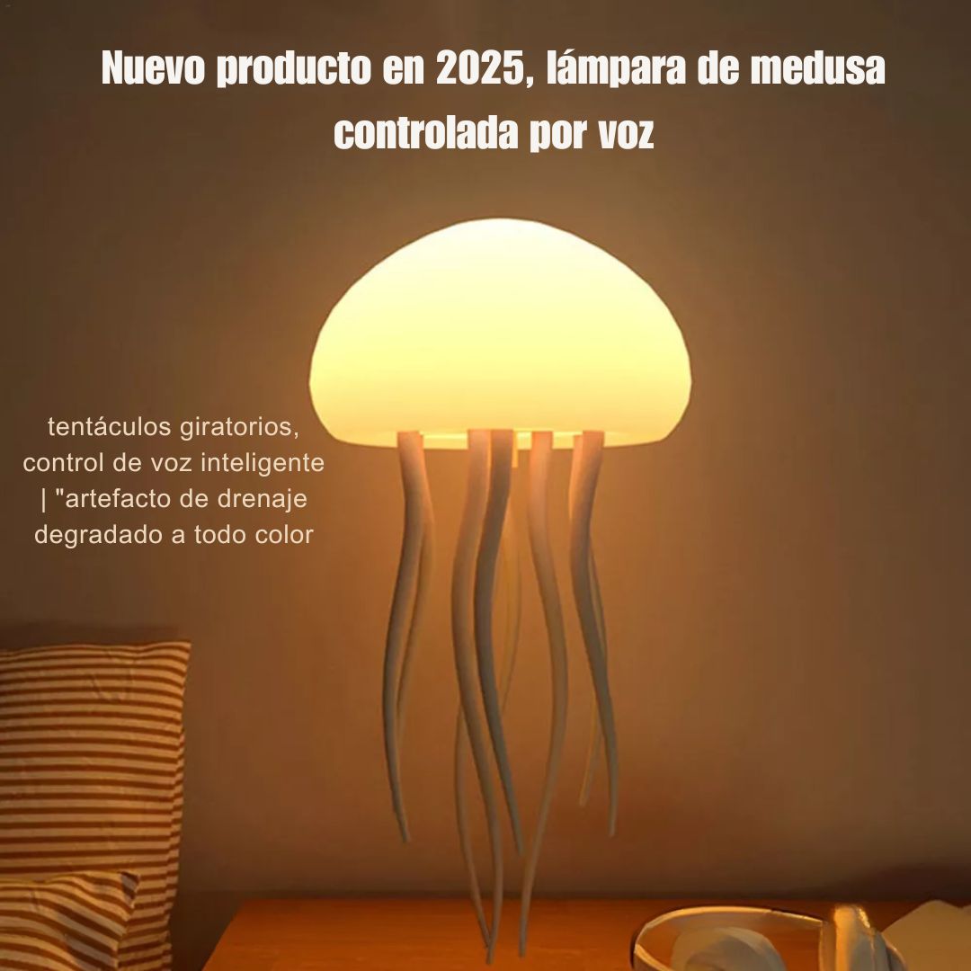 Lámpara Medusa Recargable - OceanGlow™ 🌊✨