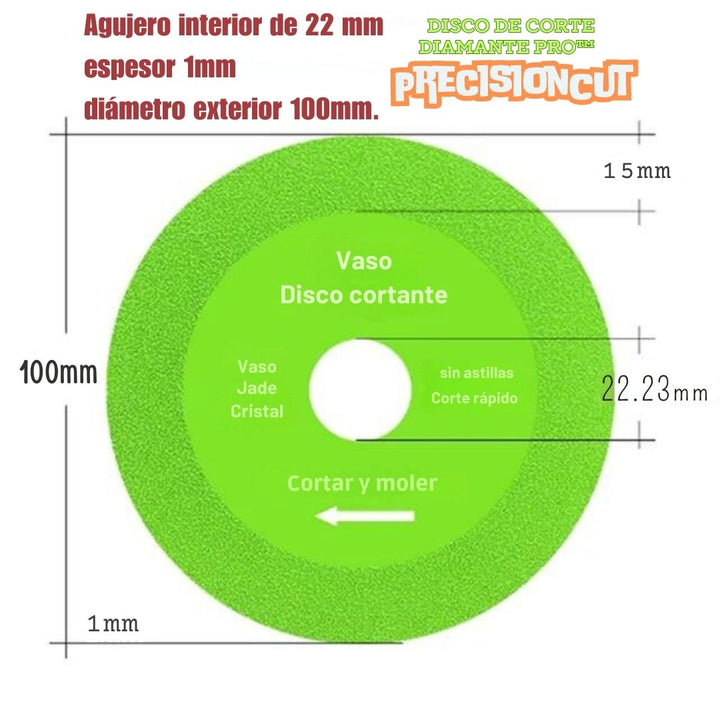 Disco de Corte Diamante Pro™ - PrecisionCut 🛠️✨