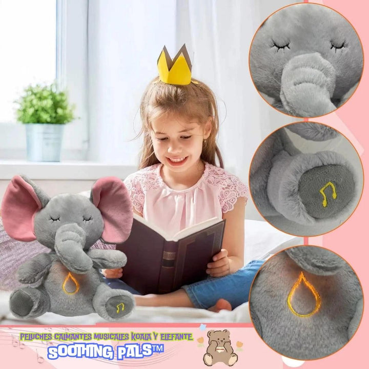 Peluches Calmantes Musicales Koala & Elefante - Soothing Pals™ 🐨🐘