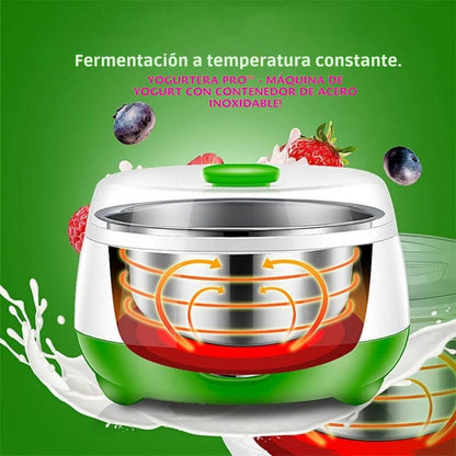 Yogurtera Pro™ 🥄🍶 - Máquina de Yogurt con Contenedor de Acero Inoxidable