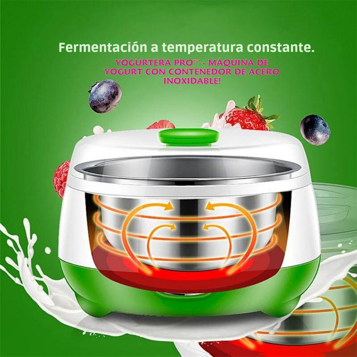 Yogurtera Pro™ 🥄🍶 - Máquina de Yogurt con Contenedor de Acero Inoxidable