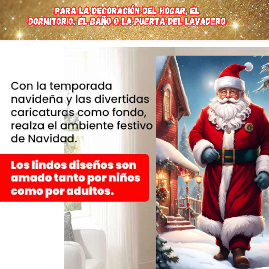 Funda Navideña Decorativa para Puerta - Holiday Door™ 🎅🎄