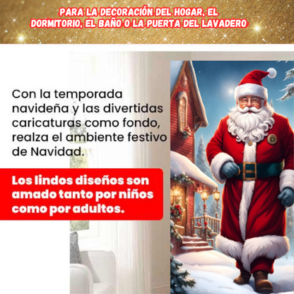 Funda Navideña Decorativa para Puerta - Holiday Door™ 🎅🎄