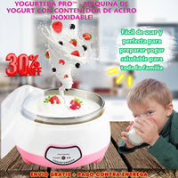 Yogurtera Pro™ 🥄🍶 - Máquina de Yogurt con Contenedor de Acero Inoxidable