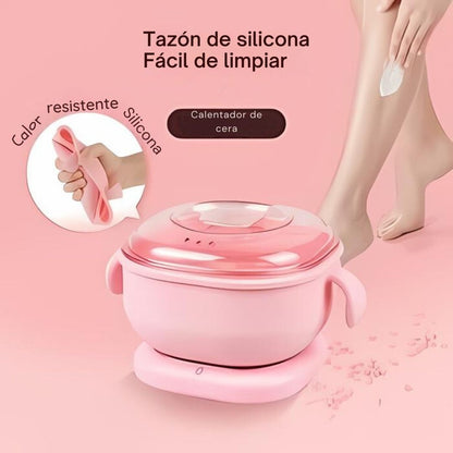 Calentador de Cera Portátil - Depilación On-The-Go™ 🌸✨