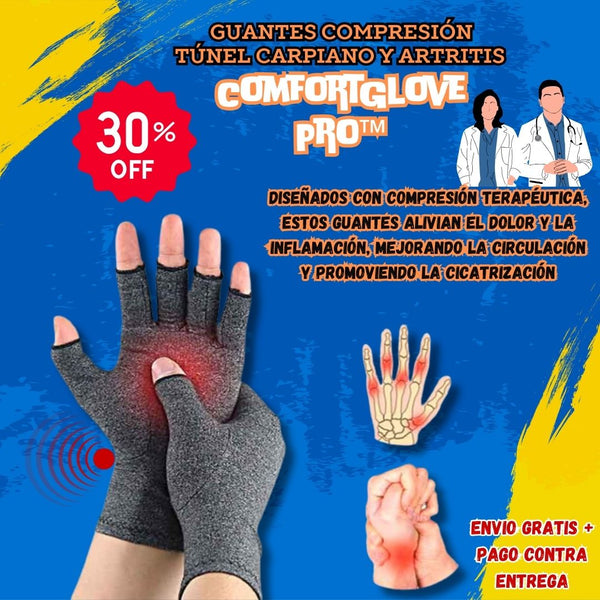 Guantes Compresión Túnel Carpiano y Artritis - ComfortGlove Pro™ 🖐️💪