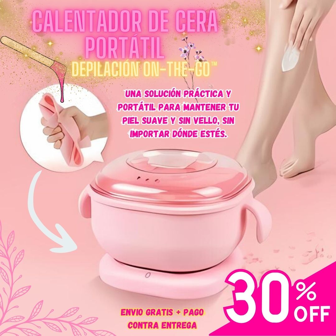 Calentador de Cera Portátil - Depilación On-The-Go™ 🌸✨