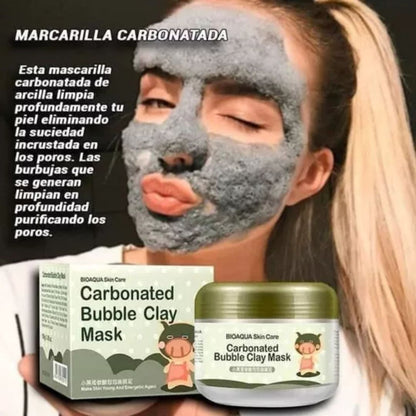 ✨ Mascarilla Bubble Detox - Bioqua Glow™ 🫧🌿